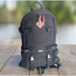 LL Bean Bigelow Cordura Backpack Black Nylon Day Hiking Mountain Classic H2O